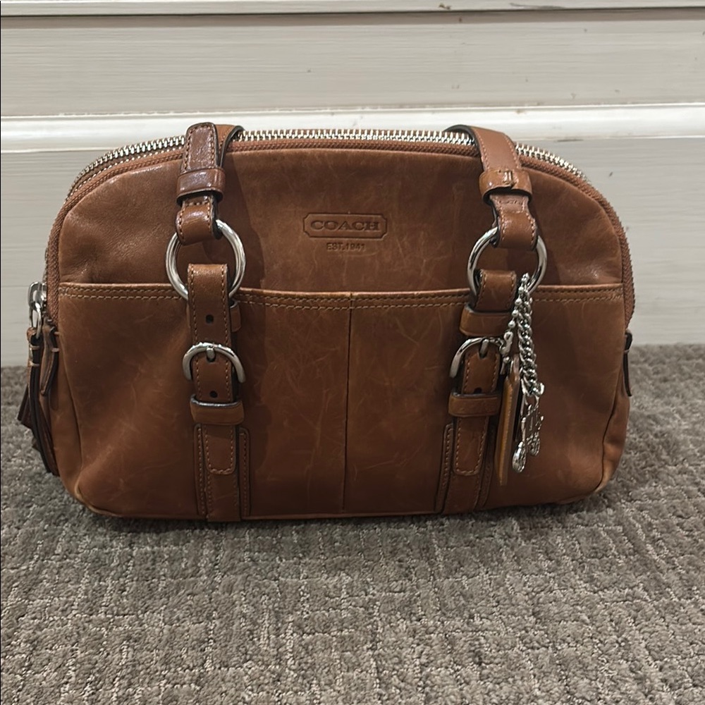 Vintage Coach Brown Leather bag